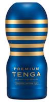 TENGA Premium Original - jednorázový masturbátor (modrý)