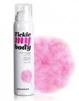 Tickle my body - masážní pěna - cukrová vata (150 ml)