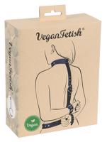 Vegan Fetish - Sada pro svázání rukou za zády (černá)