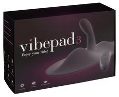 VibePad 3 - bezdrátový G-bod vibrační polštář (černý)