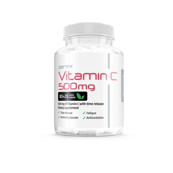 Vitamín C 500 mg s postupným uvolňováním 80 + 20 tablet