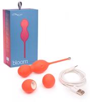 We-Vibe Bloom - Gekončí míč na baterie s vyměnitelným závažím (oranžový)