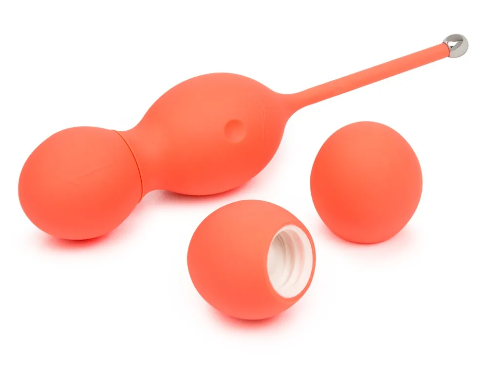 We-Vibe Bloom - Kegel Ball with Interchangeable Weights (Orange)