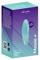 We-Vibe Moxie+ - dobíjecí, rádiem řízený, inteligentní vibrátor na klitoris (tyrkysový)