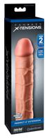 X-TENSION Perfect 2 - realistický návlek na penis (20,3cm) - přírodní