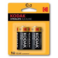 Xtralife alkalické baterie C - 2 ks