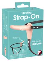 You2Toys - Akumulátorový strap-on vibrátor (naturální)