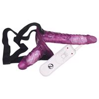 You2Toys - Dvojité strap-on s vibrací