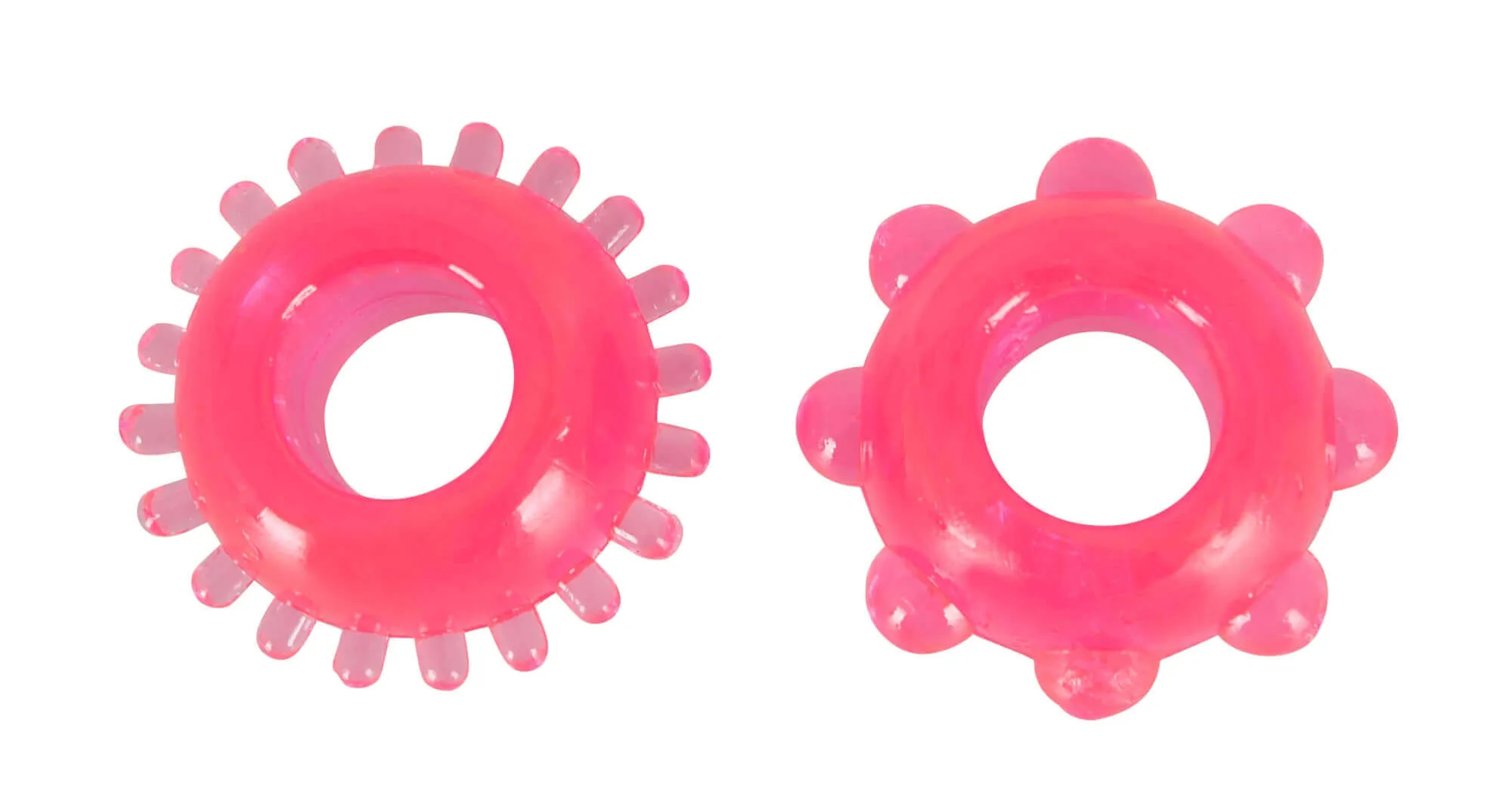 You2Toys - Jelly Penis Rings Duo - Pink