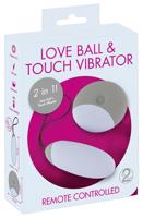 You2Toys - Love ball - akumulátorové, 2v1 vibrační vajíčko (šedé)