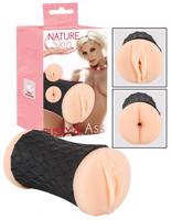 You2Toys Nature Skin - oboustranný masturbátor Pussy &amp; Ass