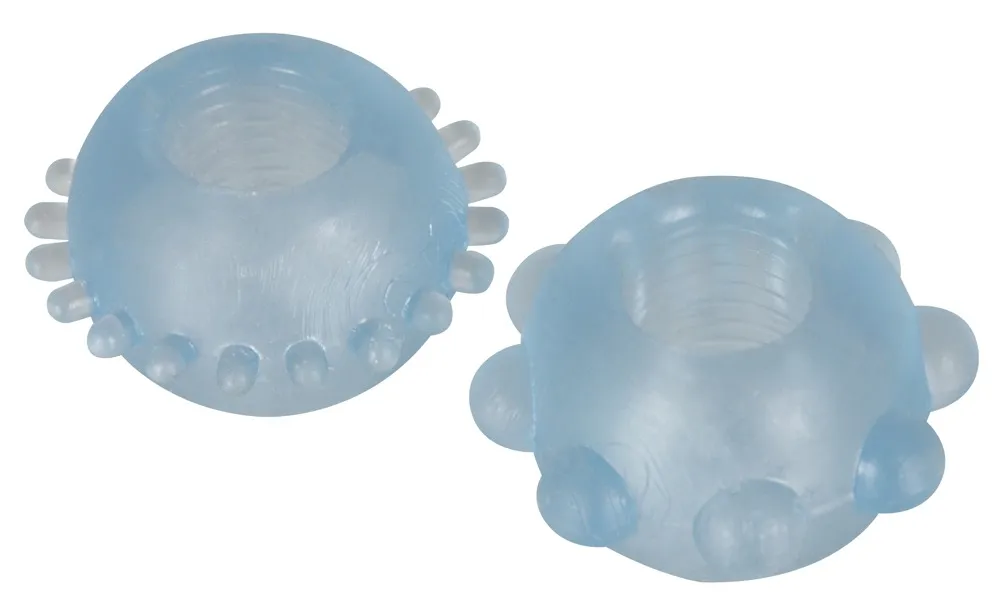 You2Toys - Penis Rings Duo (Transparent Blue)