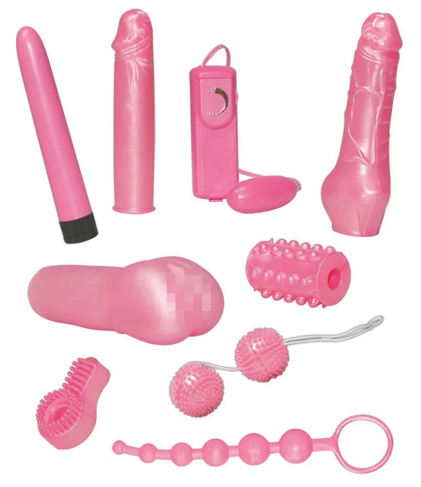 You2Toys - Pink - Vibrator Set (9 Pieces)