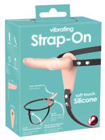 You2Toys Strap-On - nabíjecí připínací vibrátor (tělová barva)