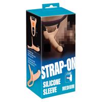 You2Toys - Střední strap-on s dutým dildem - Přírodní