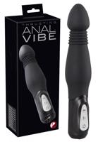 You2Toys Thrusting Anal Vibe - anální vibrátor s posuvem (černý)