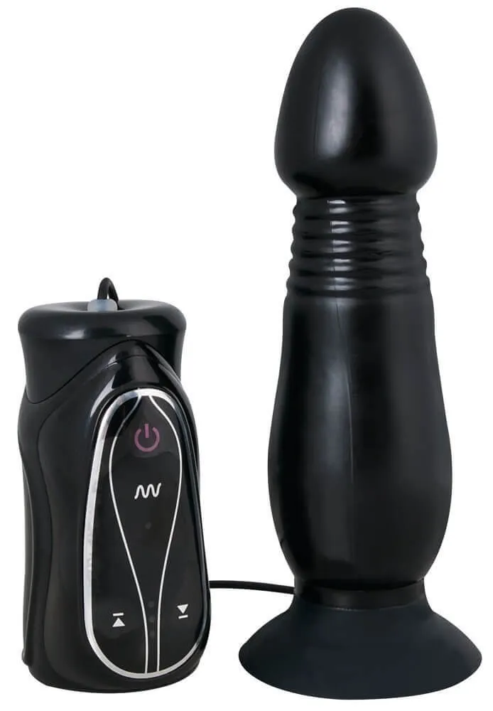 You2Toys - Thrusting Anal Vibrator (Black)