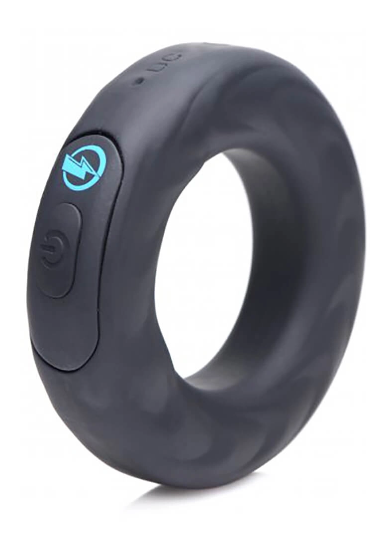 Zeus - Radio-Controlled E-Stim Cock Ring (Black)